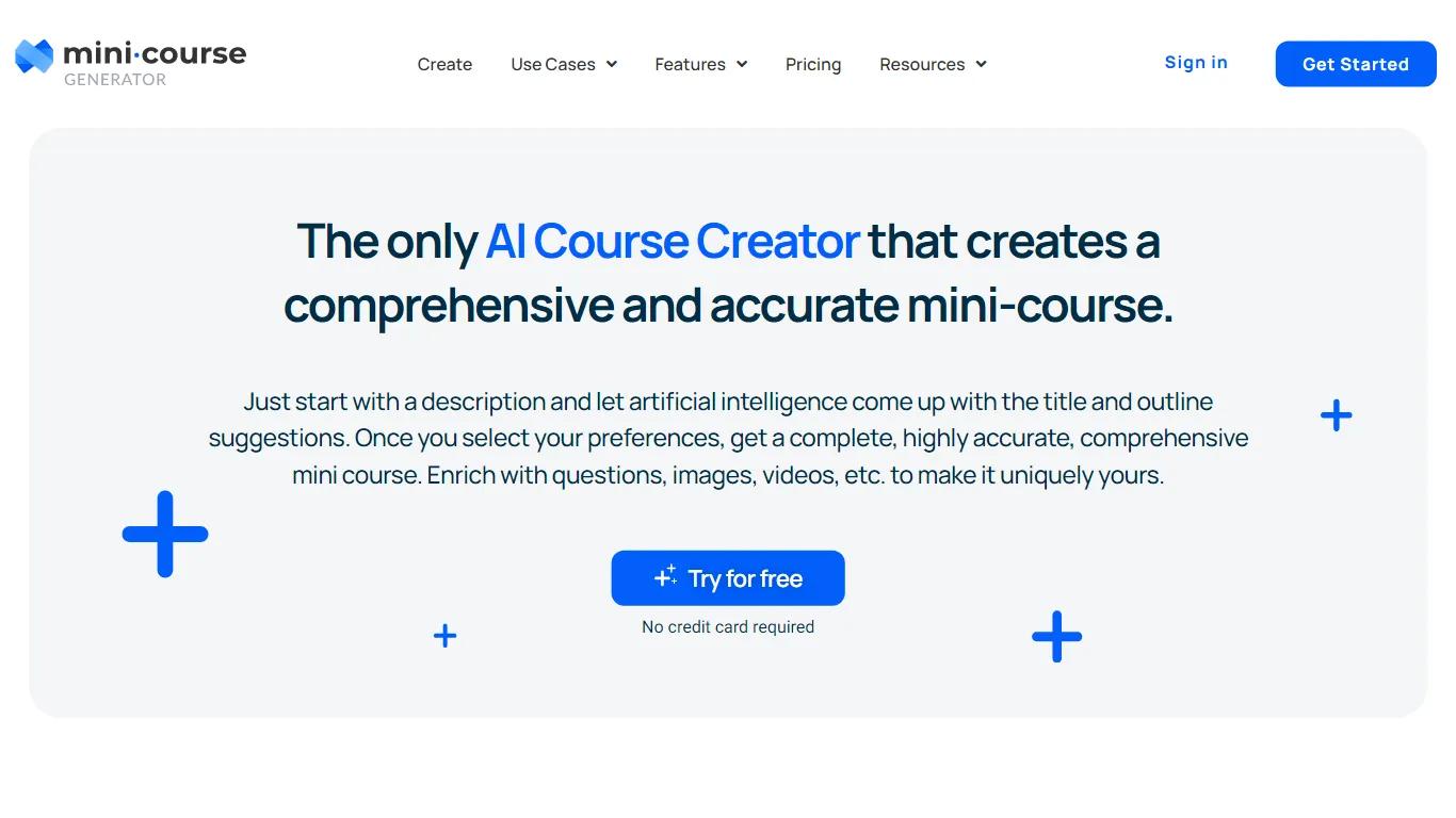 AI Course Creator Image