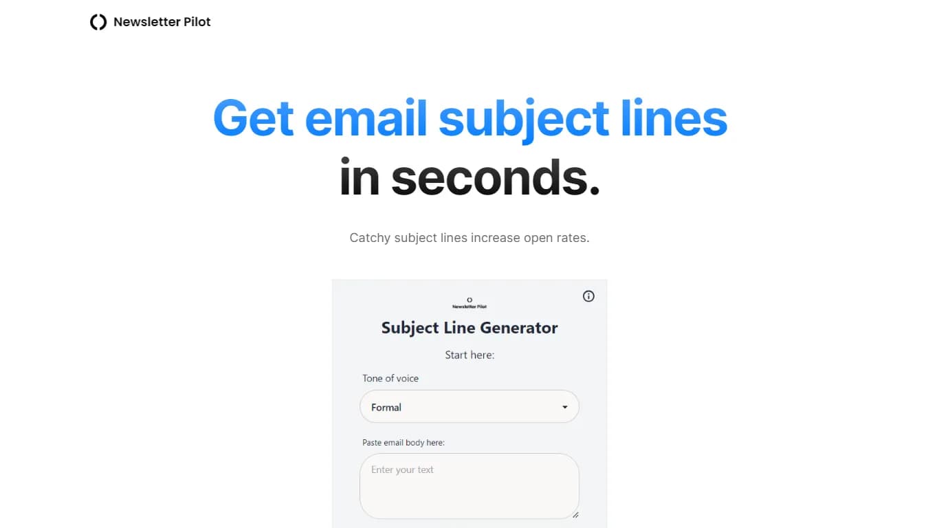 Subject Line Generator Image